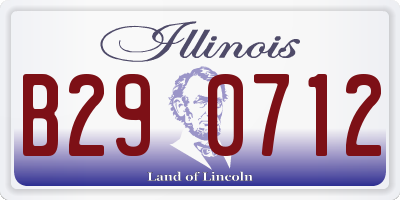 IL license plate B290712