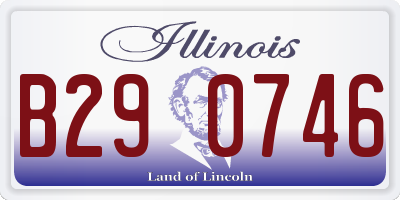 IL license plate B290746