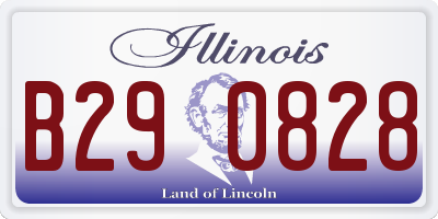 IL license plate B290828