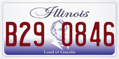 IL license plate B290846