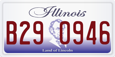 IL license plate B290946