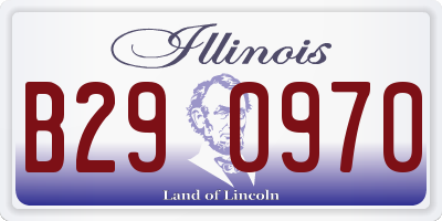 IL license plate B290970