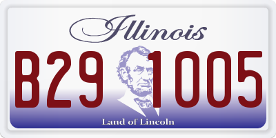 IL license plate B291005