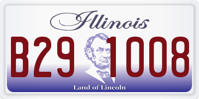 IL license plate B291008