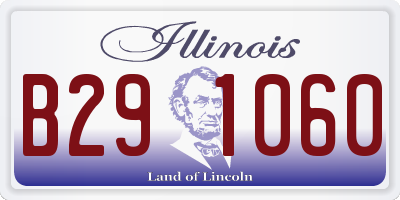 IL license plate B291060