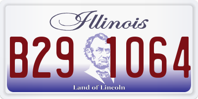 IL license plate B291064