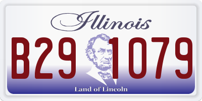 IL license plate B291079