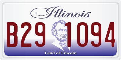IL license plate B291094