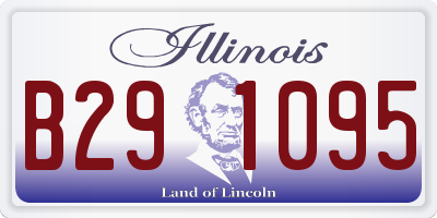 IL license plate B291095