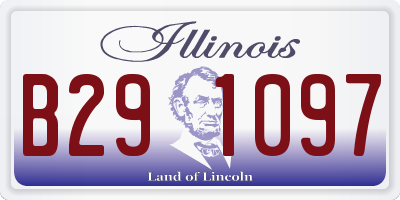 IL license plate B291097