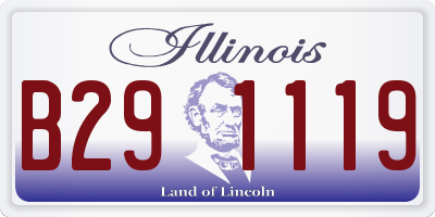 IL license plate B291119