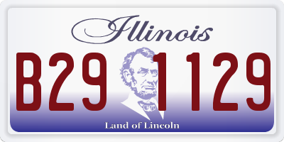 IL license plate B291129
