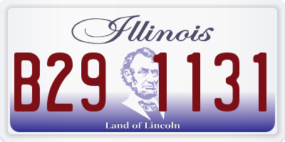 IL license plate B291131