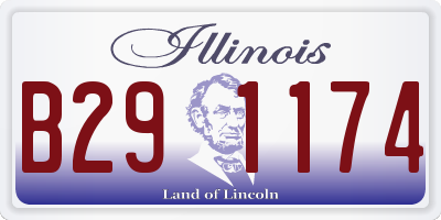 IL license plate B291174