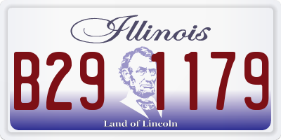 IL license plate B291179