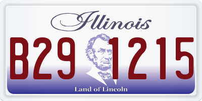 IL license plate B291215