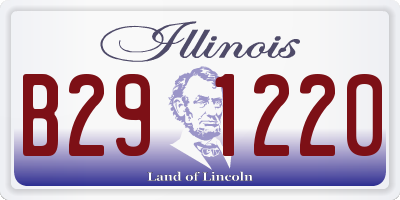 IL license plate B291220