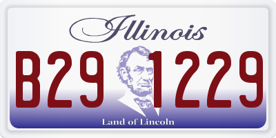 IL license plate B291229