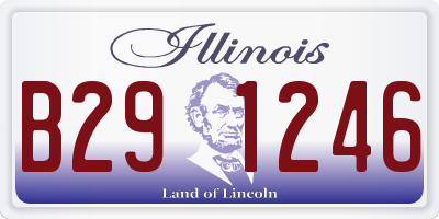 IL license plate B291246