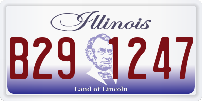 IL license plate B291247