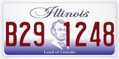 IL license plate B291248