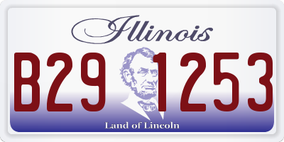 IL license plate B291253