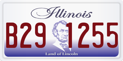 IL license plate B291255
