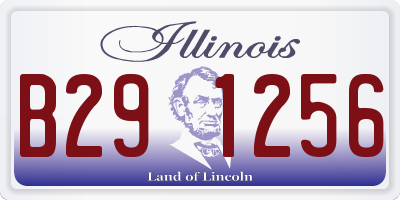 IL license plate B291256