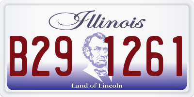 IL license plate B291261