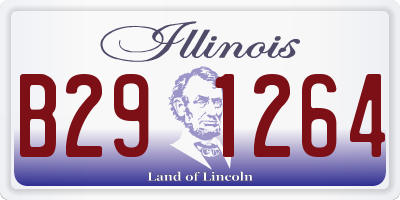 IL license plate B291264