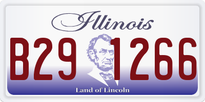 IL license plate B291266