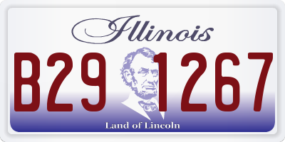 IL license plate B291267