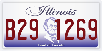 IL license plate B291269