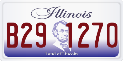 IL license plate B291270