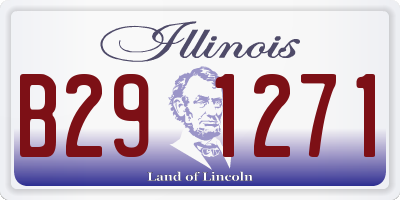 IL license plate B291271