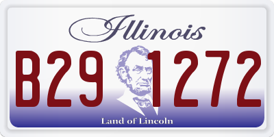 IL license plate B291272