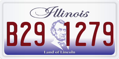 IL license plate B291279