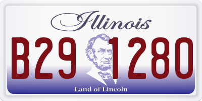 IL license plate B291280
