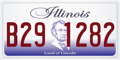 IL license plate B291282