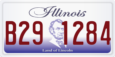 IL license plate B291284