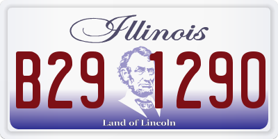 IL license plate B291290