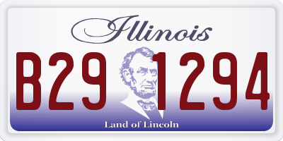 IL license plate B291294