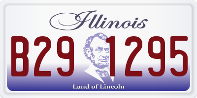 IL license plate B291295