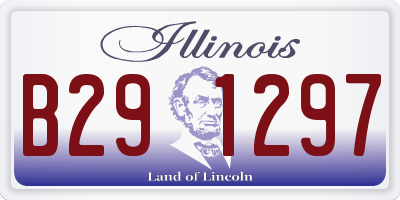 IL license plate B291297
