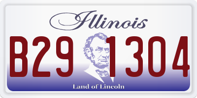 IL license plate B291304