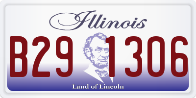 IL license plate B291306