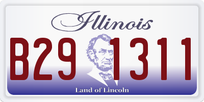 IL license plate B291311