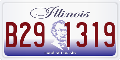 IL license plate B291319