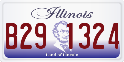 IL license plate B291324