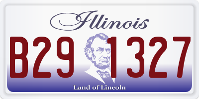 IL license plate B291327